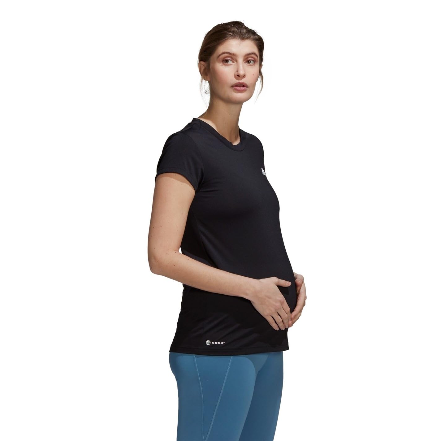 Adidas Women's Designed to Move Colorblock Sport (Maternity) T-Shirt