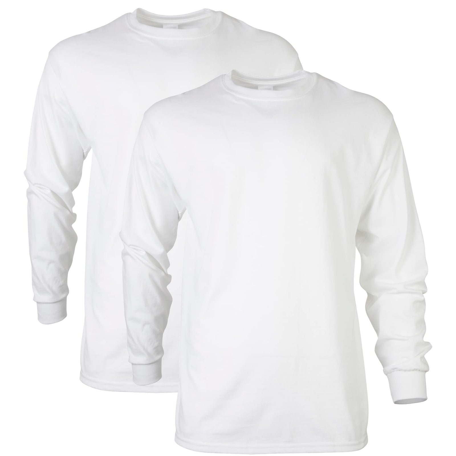 Gildan mens Ultra Cotton Adult Long Sleeve T-Shirt, 2-Pack T-Shirt