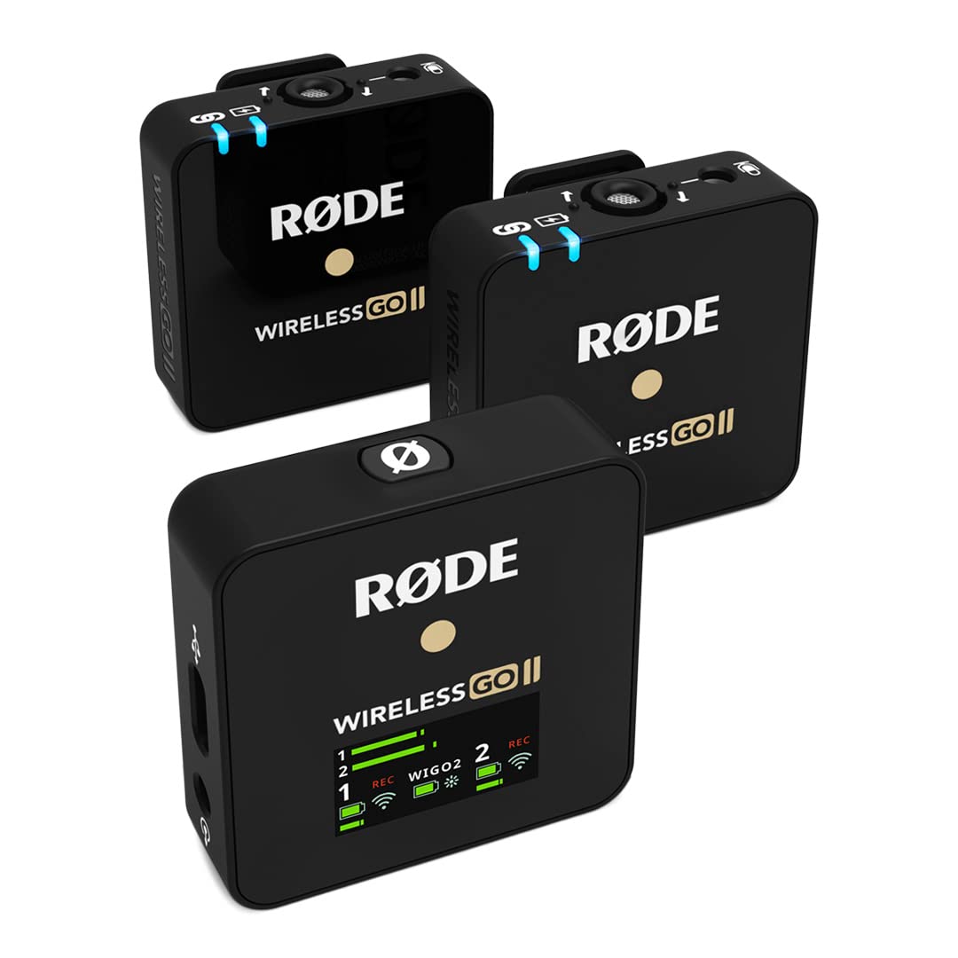 Rode Microphones Wireless GO II Dual Channel Wireless Microphone System, WIGOII