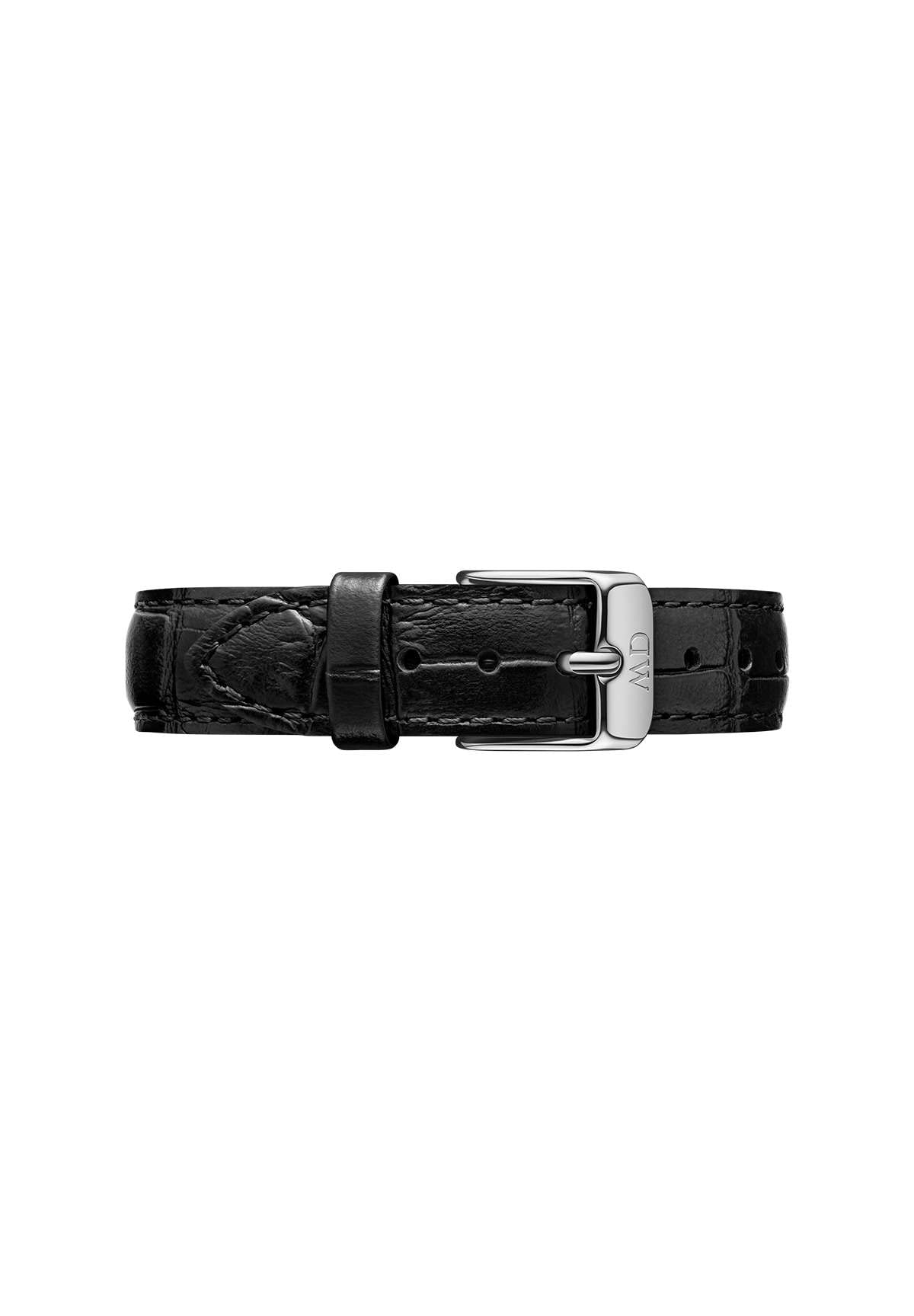 Daniel Wellington Petite Reading Leather Unisex Watch Band - Black