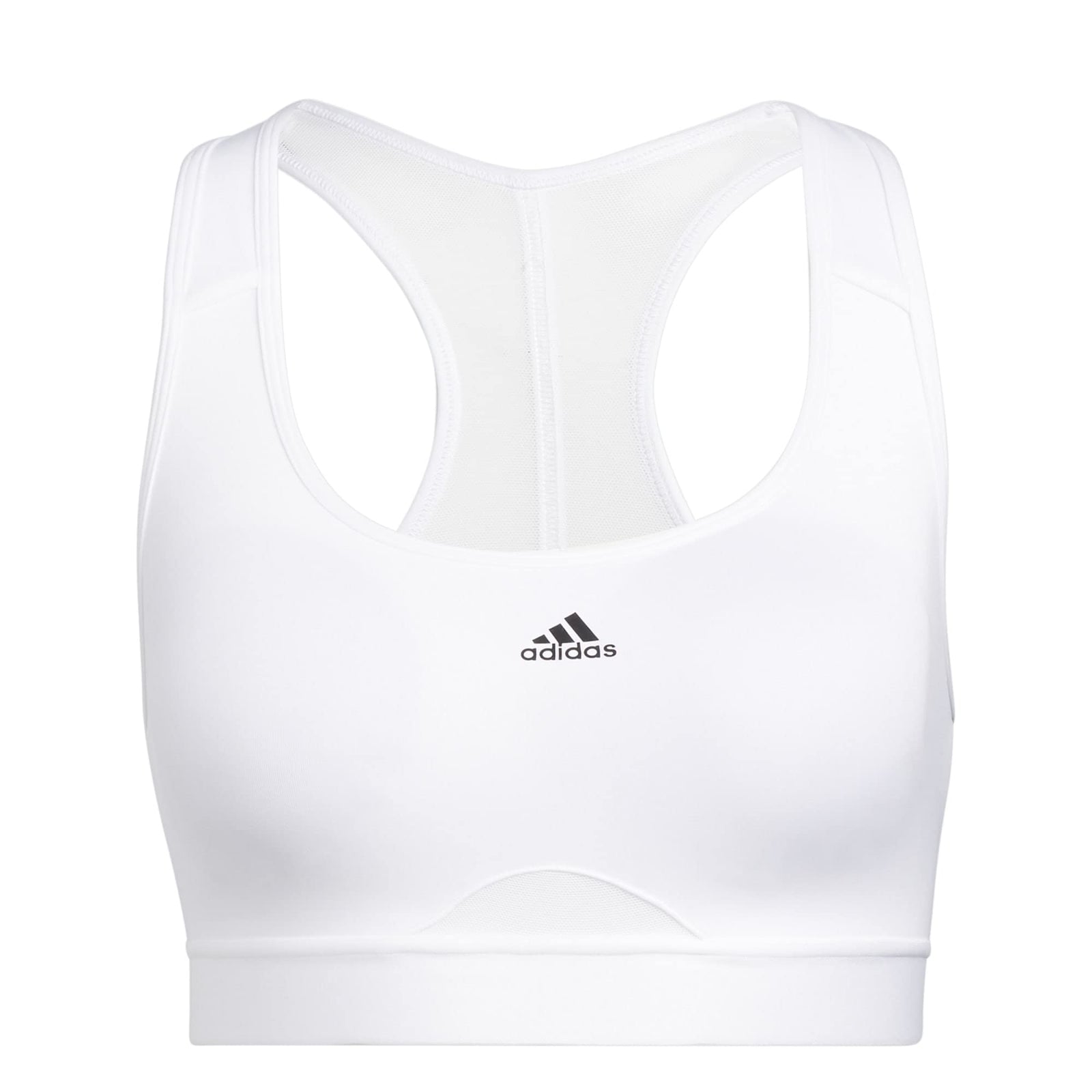 Adidas PWR MS PD WHITE TRAINING WORKOUT BRA - MEDIUM SUPPORT HC7849 for Women white size XLDD