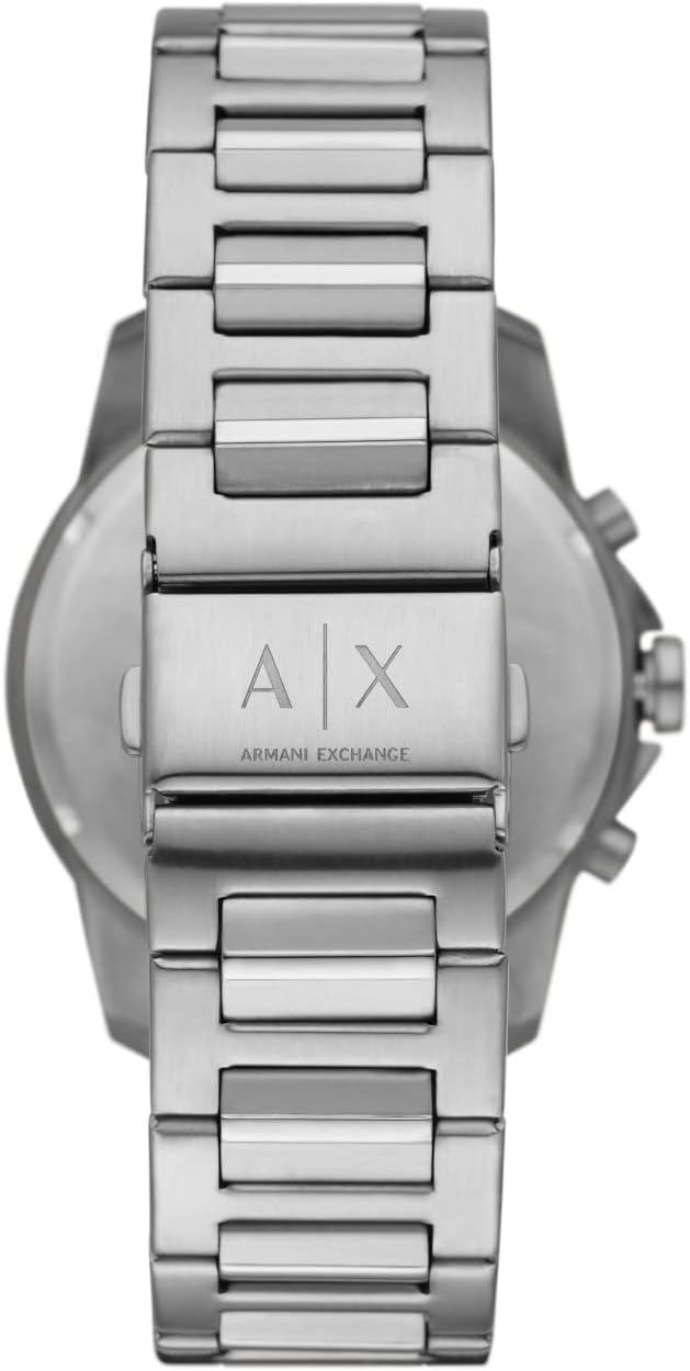 Armani Exchange Men's Chronograph Watch - 44 mm - Silver - AX1720