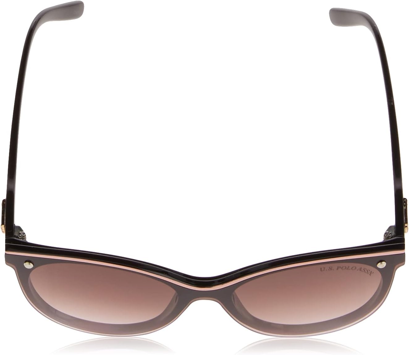 U.S. Polo Assn. Pa5031 Shield Uv Protective Cat Eye Sunglasses for Women. Classic Gifts for Her, 55 Mm