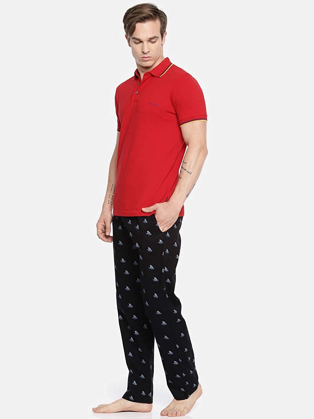 Fruit Of The Loom Men's Unwind Printed Pyjama