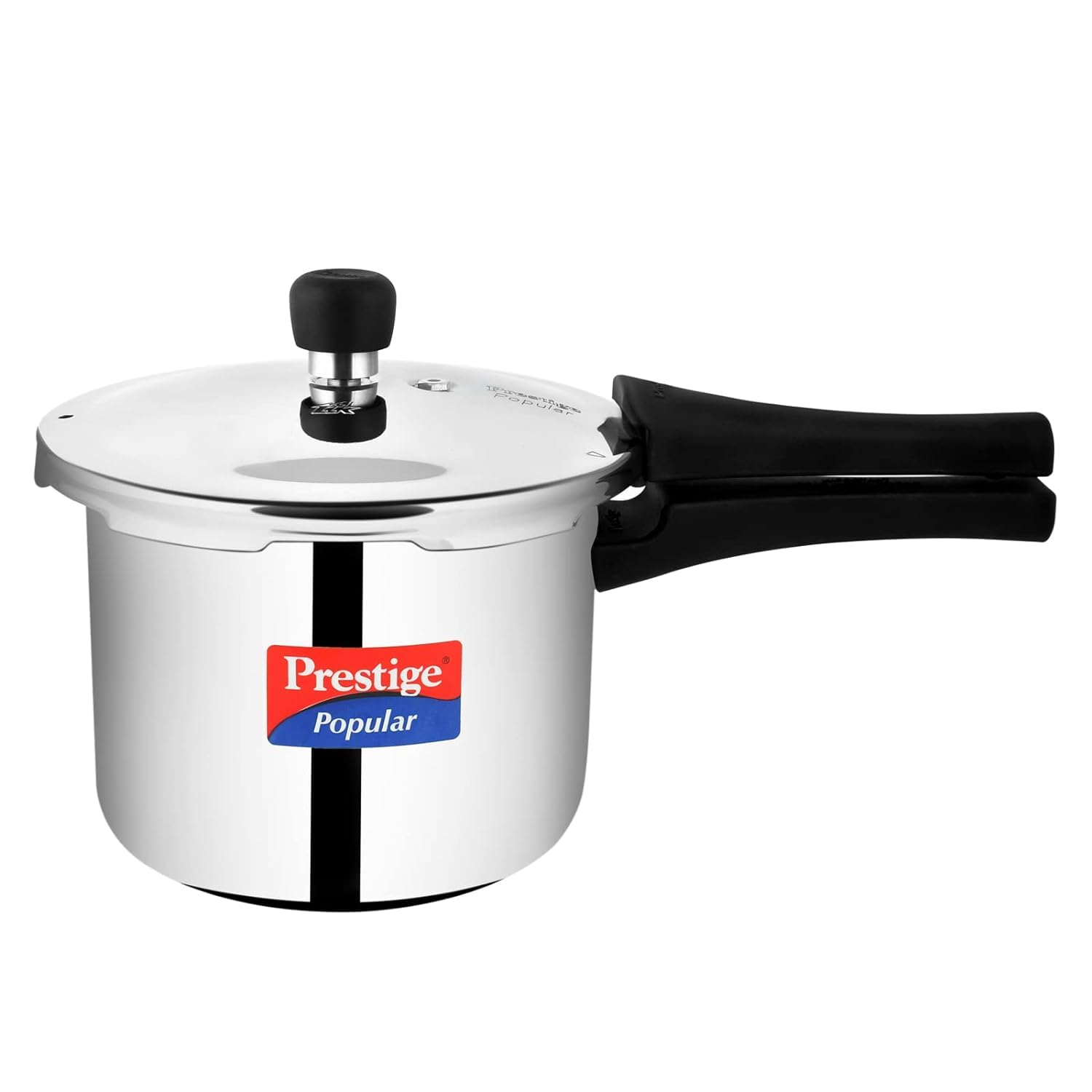 Prestige Popular Stainless Steel Pressure Cooker 3 Ltr | Silver