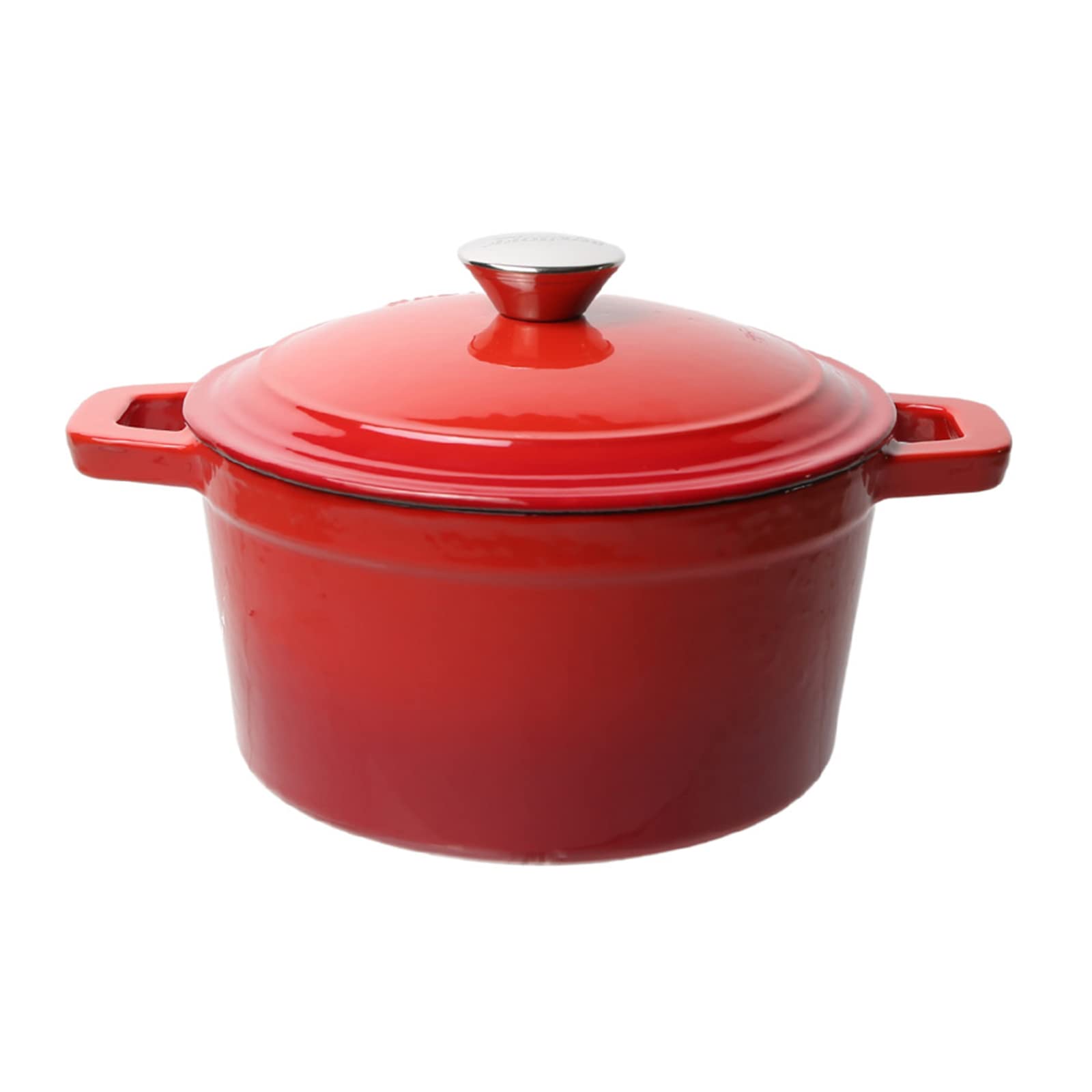 Berghoff - 21cm cast iron round cov dutch oven red