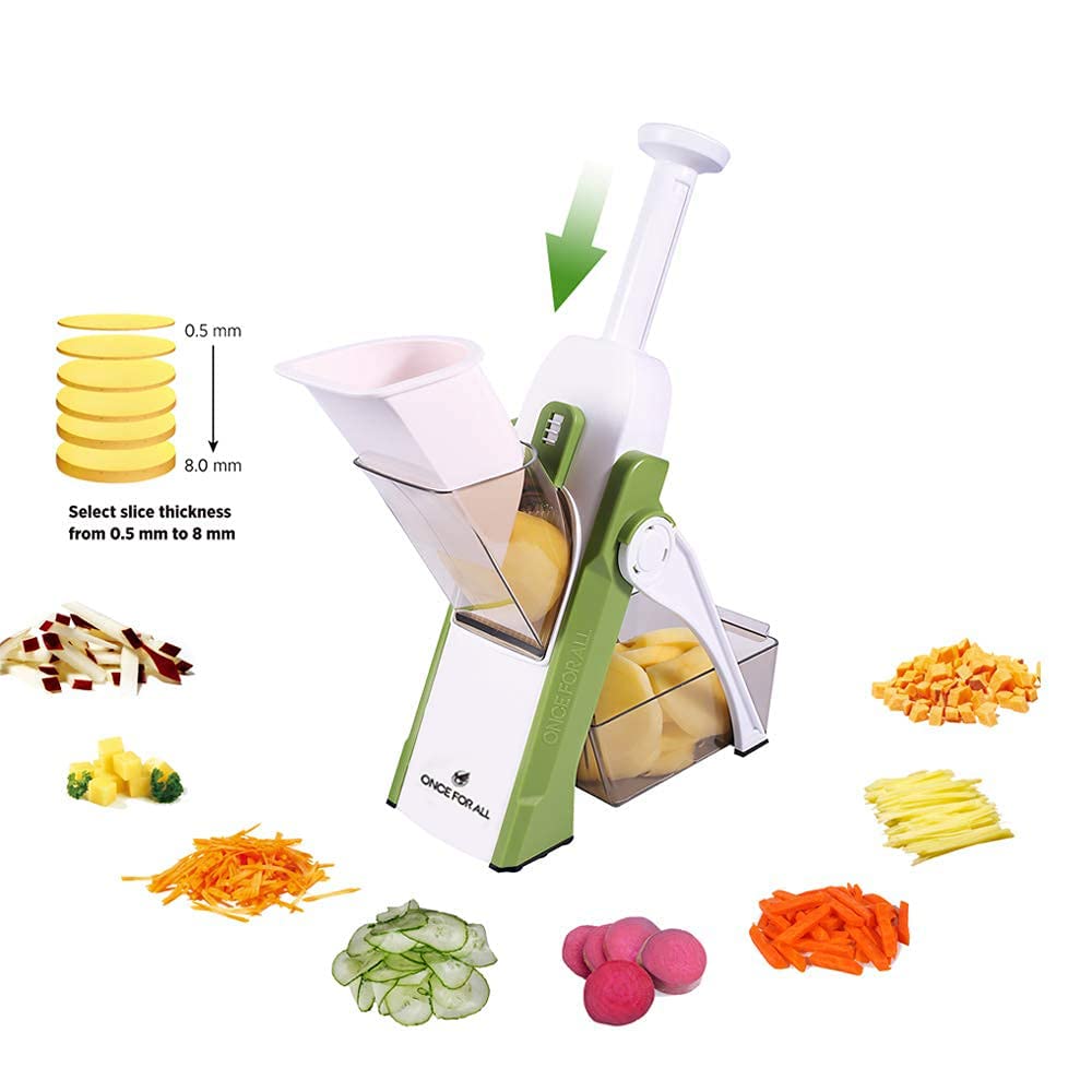 ONCE FOR ALL Showay Vegetable Cutter Mandoline Slicer, .Food Chopper,Dicer Fruit,French Fry Julinner