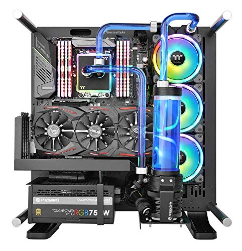 Thermaltake Pacific W6 16.8 Million Color RGB Alexa Razer Chroma Syncable Amd Ryzen Threadripper Tr4 Full Coverage Cpu Water Block Cl-W225-Cu00Sw-A  ‎Thermaltake   