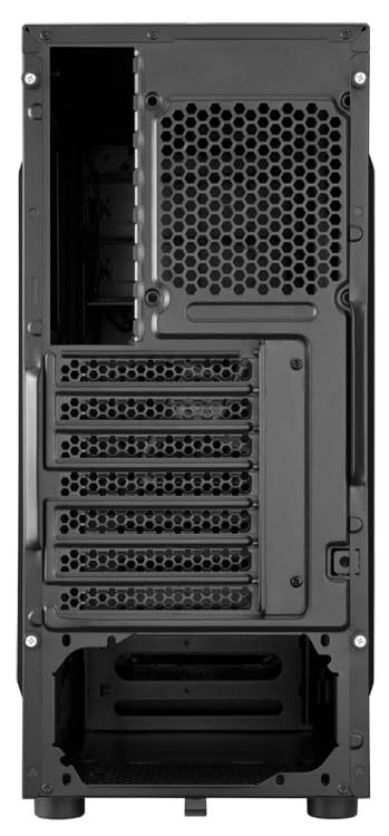 Corsair CC-9011050-WW Carbide SPEC Series SPEC-01 Aggressive Red LED Mid Tower Gaming Case, Black/Red