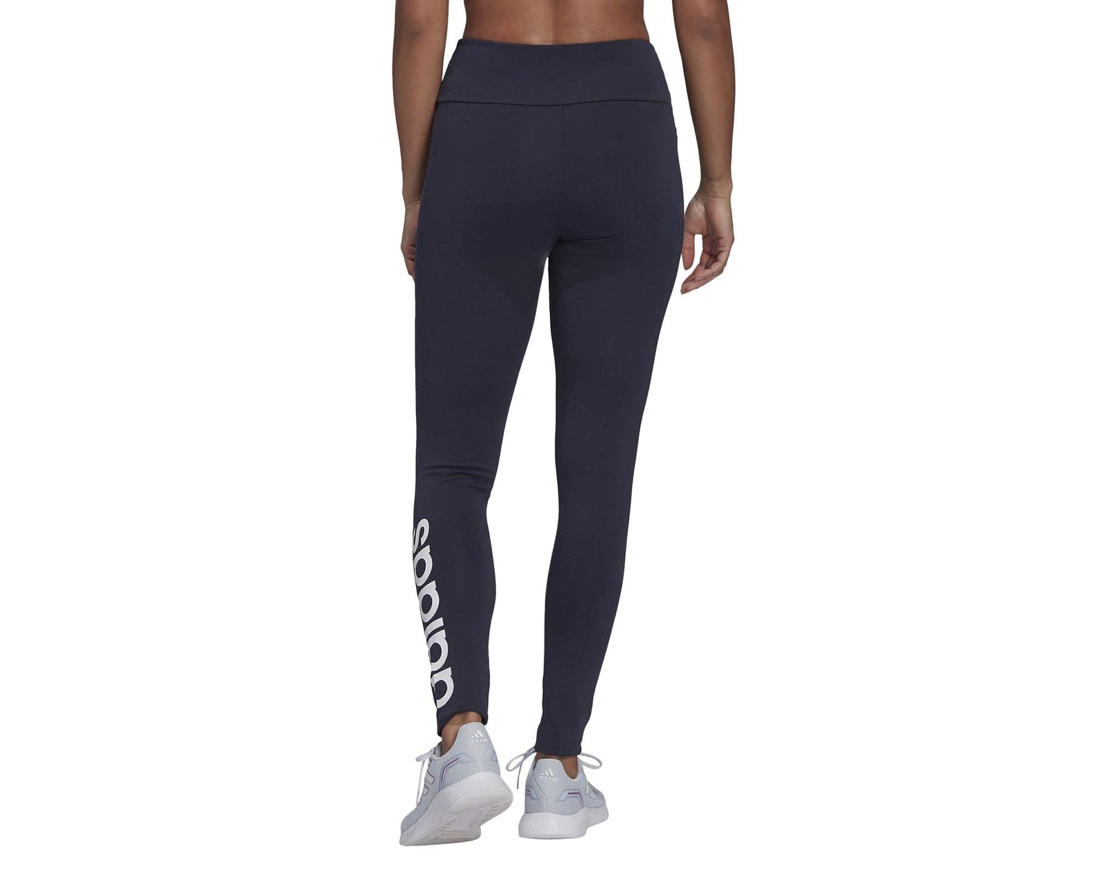 Adidas womens ESSENTIALS HIGH-WAISTED LOGO LEGGINGS Tights