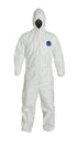 Tyvek TY127 Disposable Suit by Dupont with Elastic Wrists, Ankles and Hood  My   