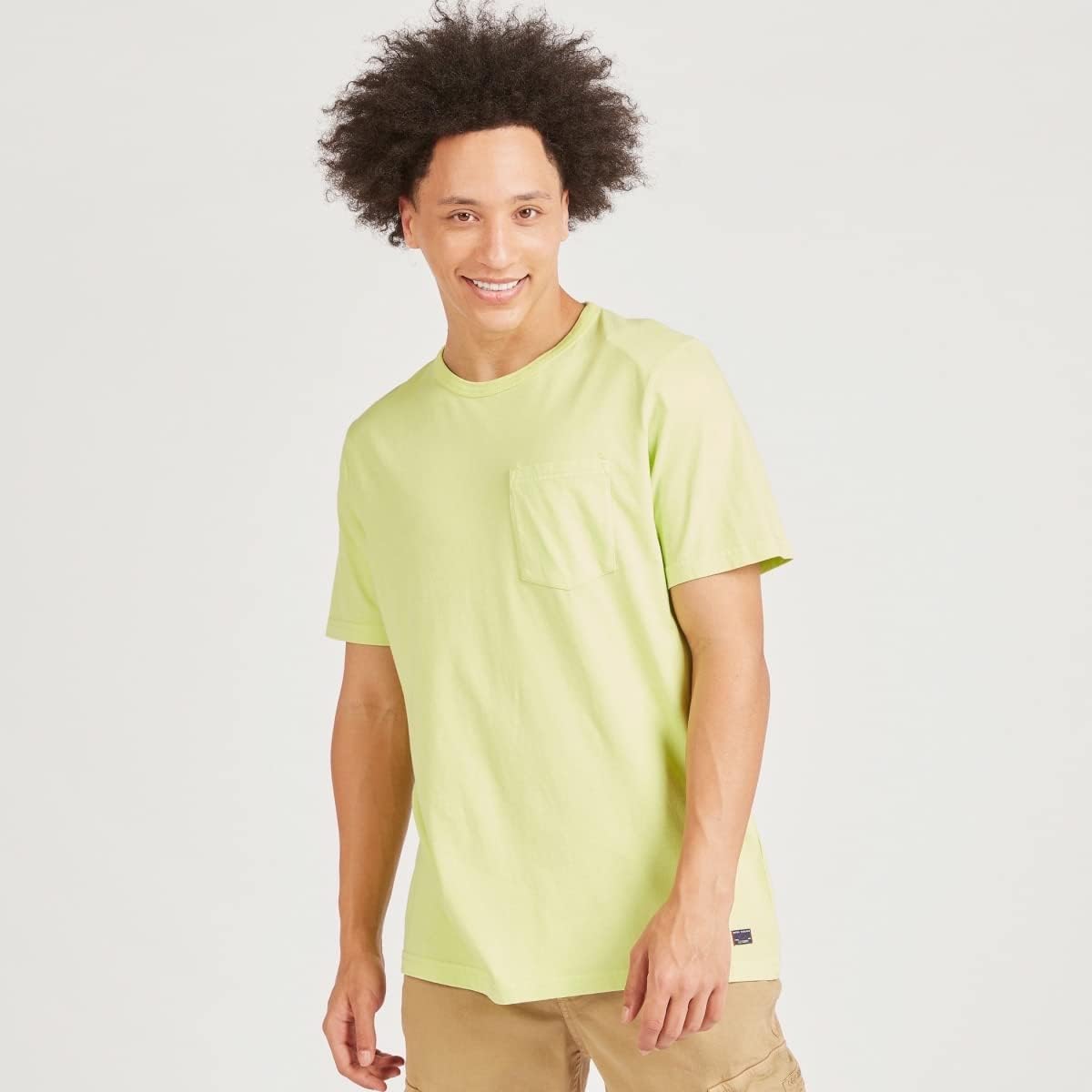 Lee Cooper Mens OD POCKET TE Polo Shirt.Green