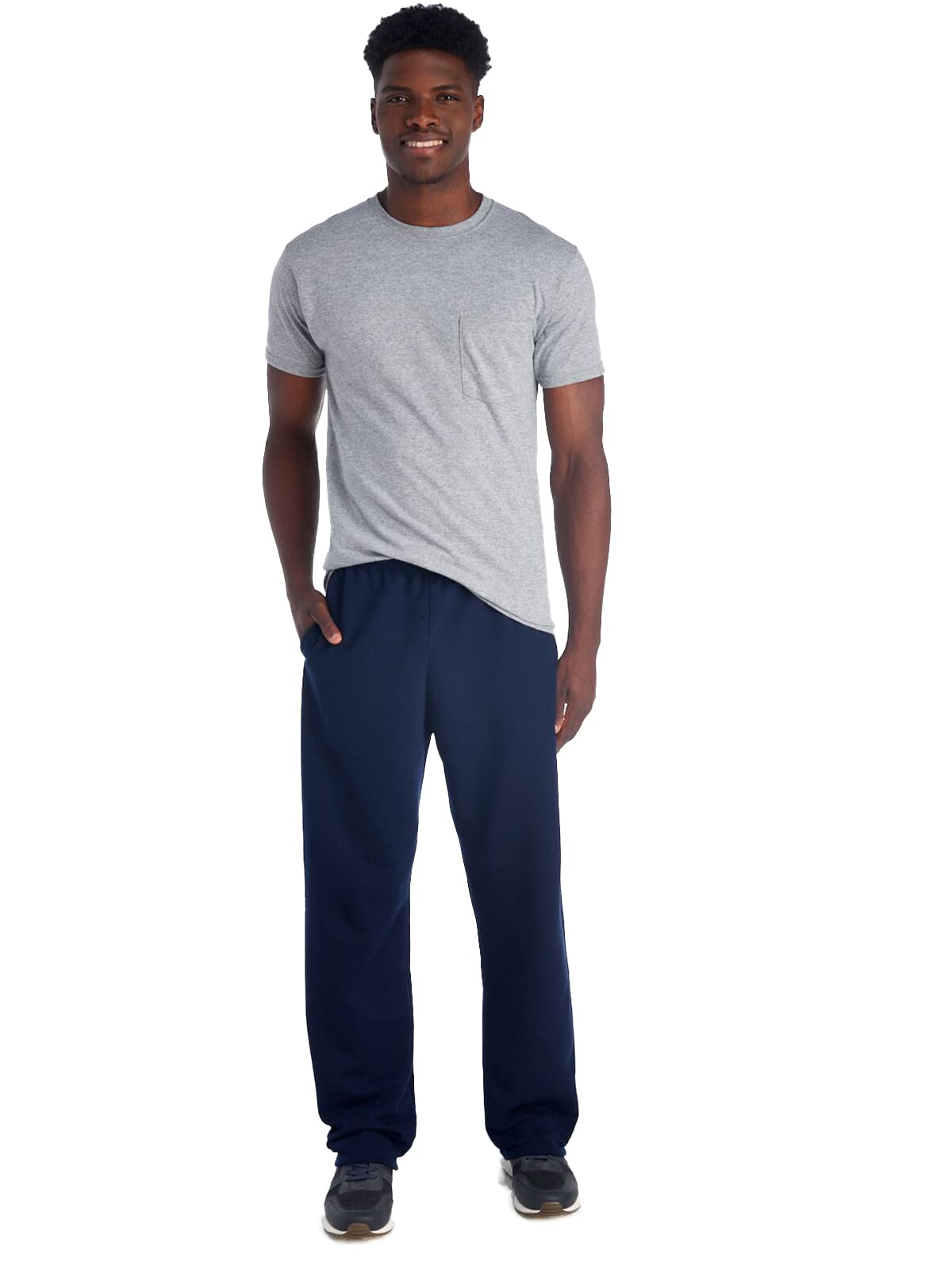 Jerzees Men's Fleece Open Bottom Sweatpants