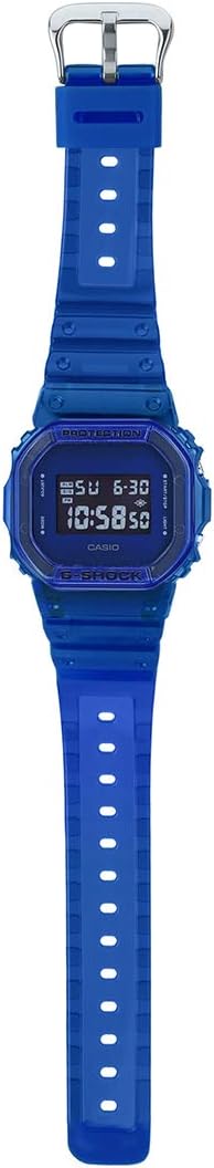 Casio Men's Quartz Watch, Digital Display and Resin Strap DW-5600SB-2DR