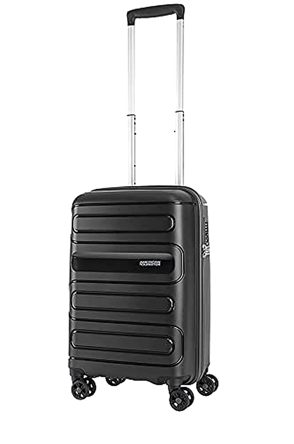 American Tourister Sunside Hard Small Cabin Luggage Trolley Bag , Black , 55 cm