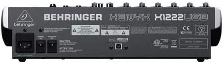 Behringer Xenyx X1222USB Premium 16-Input 2/2-Bus Mixer with USB/Audio Interface