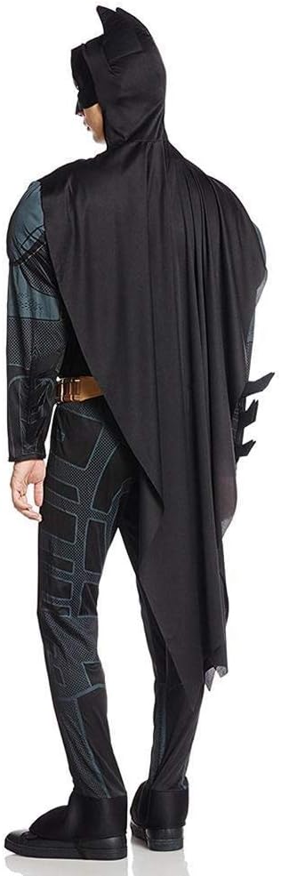 Rubie's Batman: The Dark Knight Trilogy Adult Batman Costume, Black, One size