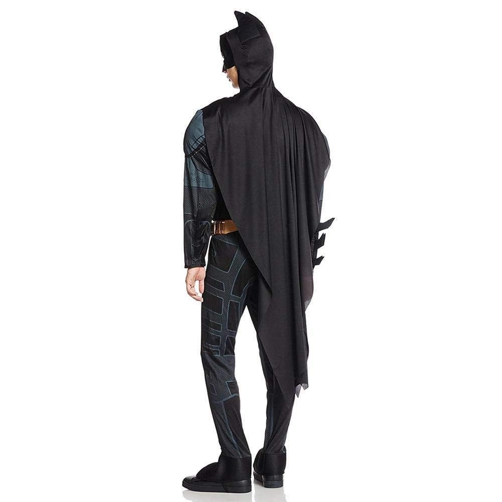 Rubie's Batman: The Dark Knight Trilogy Adult Batman Costume, Black, One size