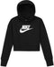 Nike Girl's Nsw Club French Terry Crop Sweatshirt