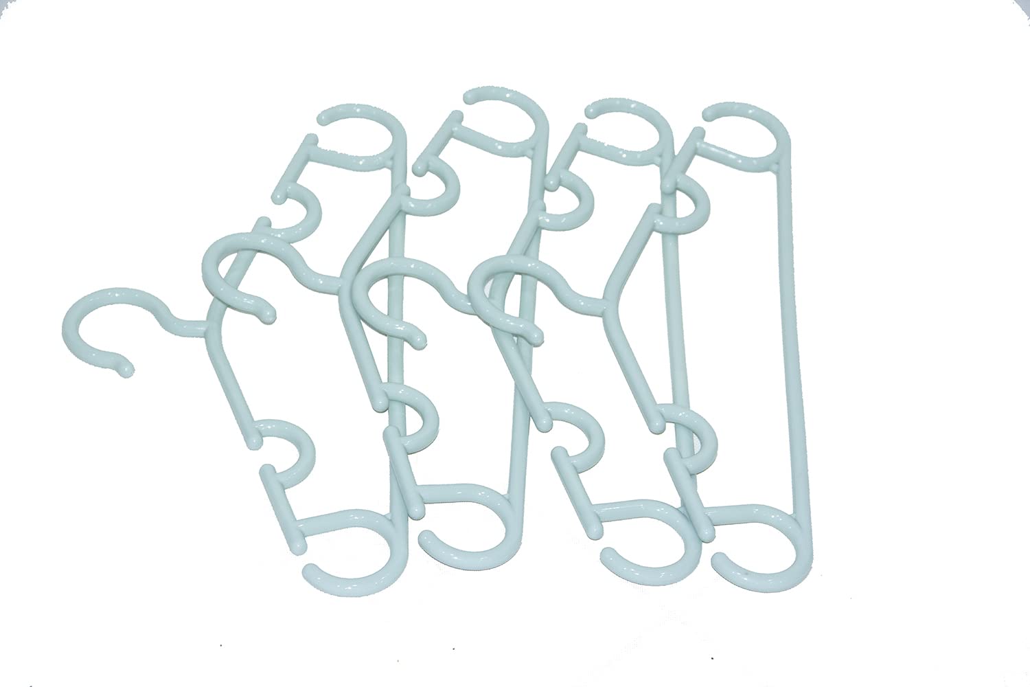 Hangers 4Pcs/Lot Portable Clothes Hangers Non-Slip Hook for Suit Coat Closet Garment Outdoor Drying Rack Plastic Clothes Hangers, Assorted Color, Size 39x19cm