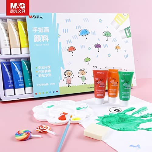 M&G Chenguang Children'S Finger Painting Paint Washable Set - No:Apln6559