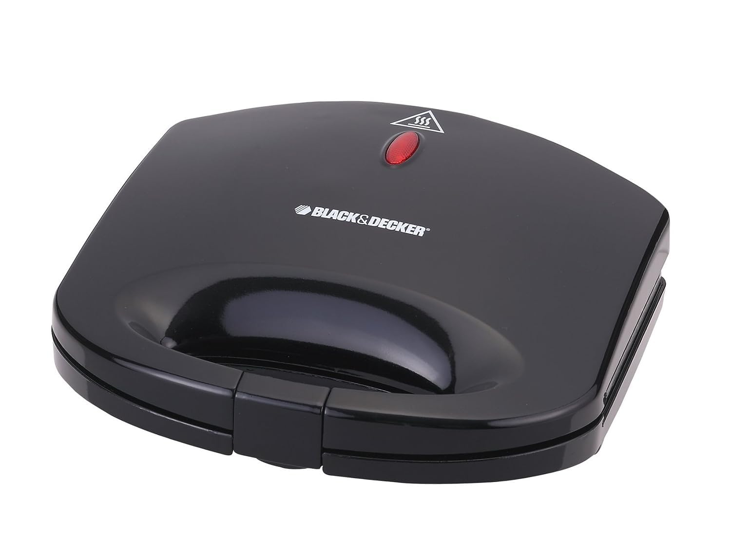 BLACK+DECKER 600W 2 Slice Non-Stick Sandwich Maker Black TS1000-B5