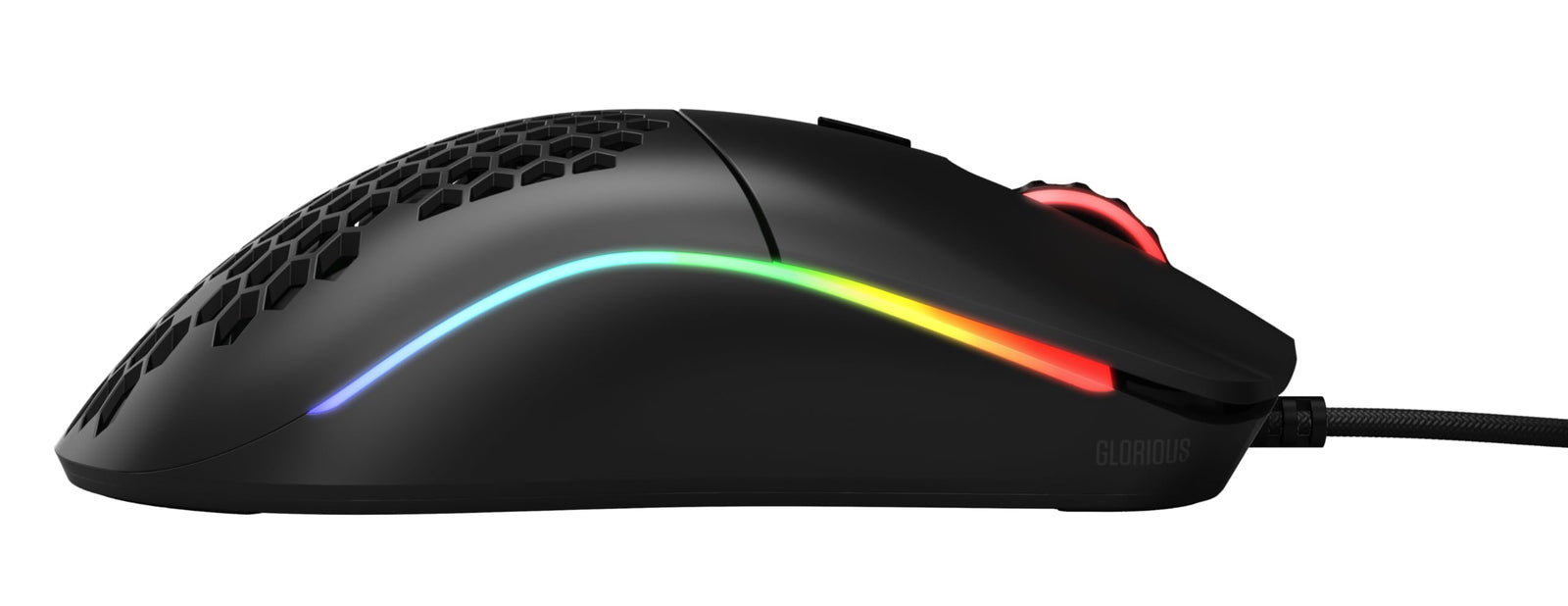 Glorious Gaming Mouse - Model O 67 g Superlight Honeycomb Mouse, Matte Black Mouse, USB Gaming Mouse