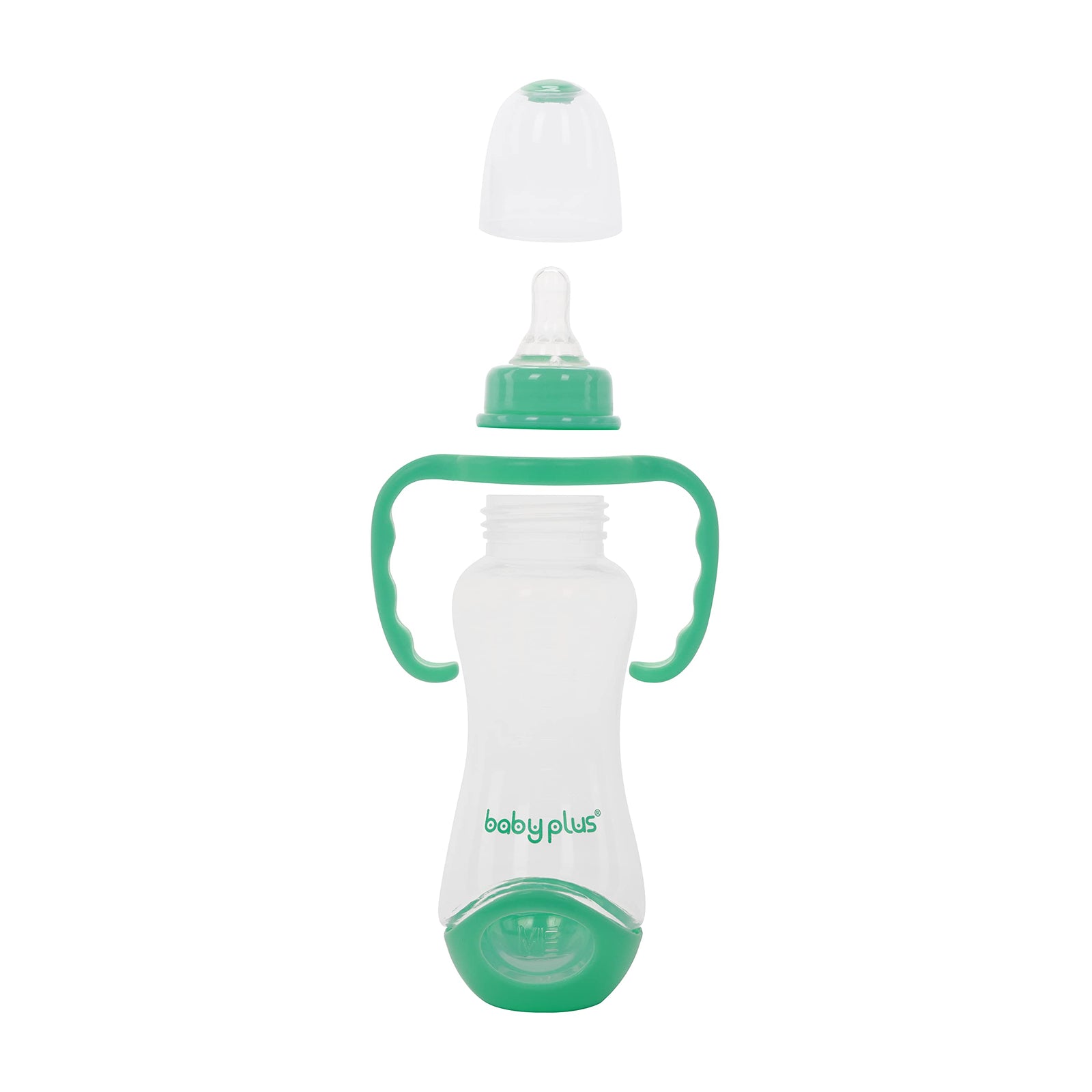 Baby Plus Feeding Bottle, For Newborn And Infant Feeding Bottle, Bpa Free, Green, 225 ml