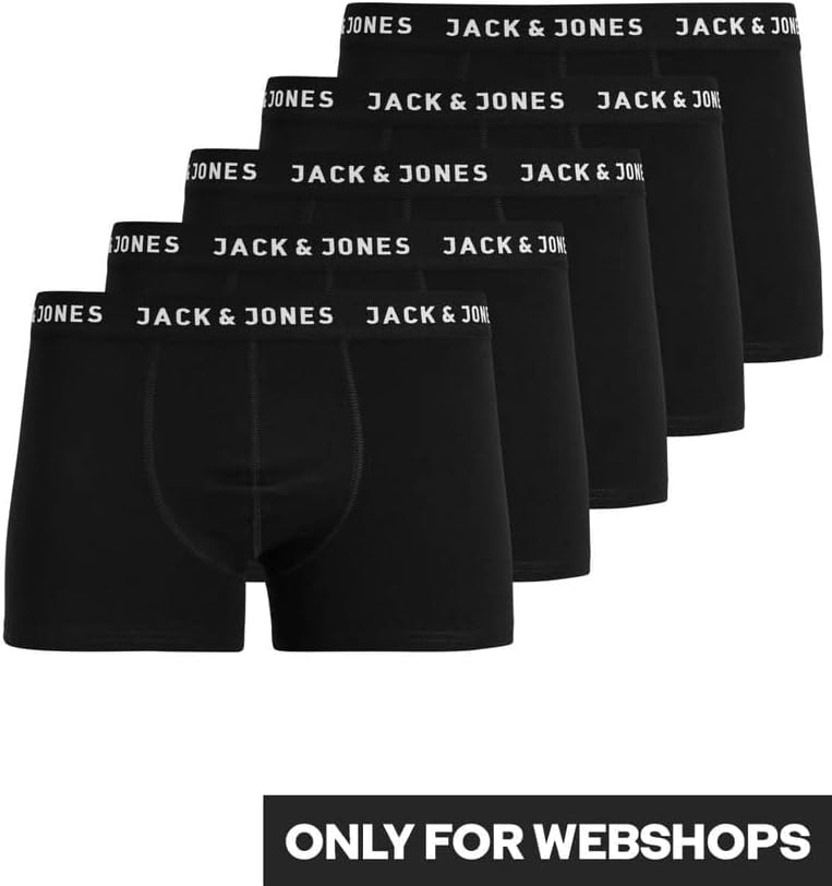 Jack & Jones Men's 5-Pack Trunks