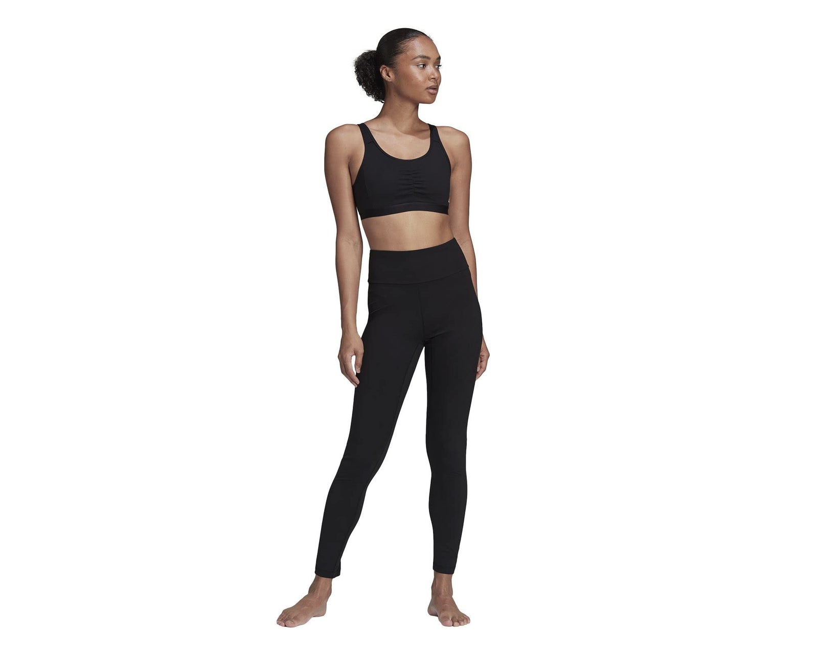 adidas Womens HY231 Leggings black , L