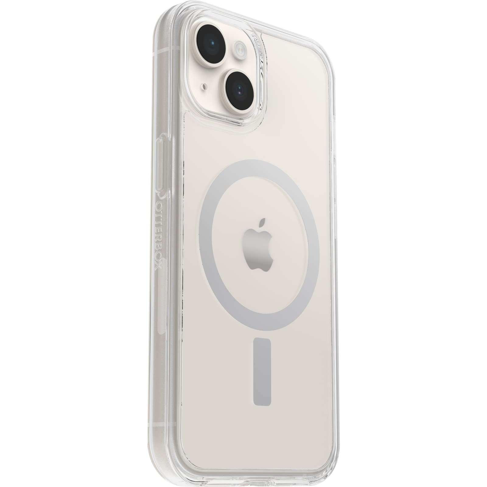 OtterBox Symmetry+ Clear Case for iPhone 14/iPhone 13 for MagSafe, Shockproof, Drop proof, Protective Thin Case, 3x Tested to Military Standard, Antimicrobial Protection, Clear