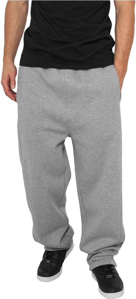 Urban Classics Men's Sweatpants Drawstring Joggers, Sport Trousers with Elastic Waist, Tracksuit Trousers with Elasticated Zipped Ankles, Loose Fit (pack of 1)  Urban Classics   