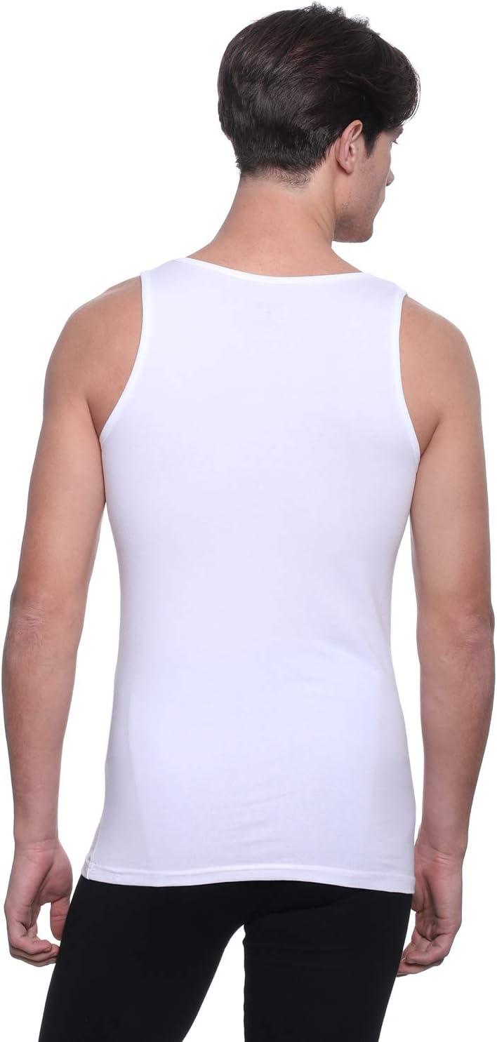 Dice mens Round Neck solid sleeveless Undershirt