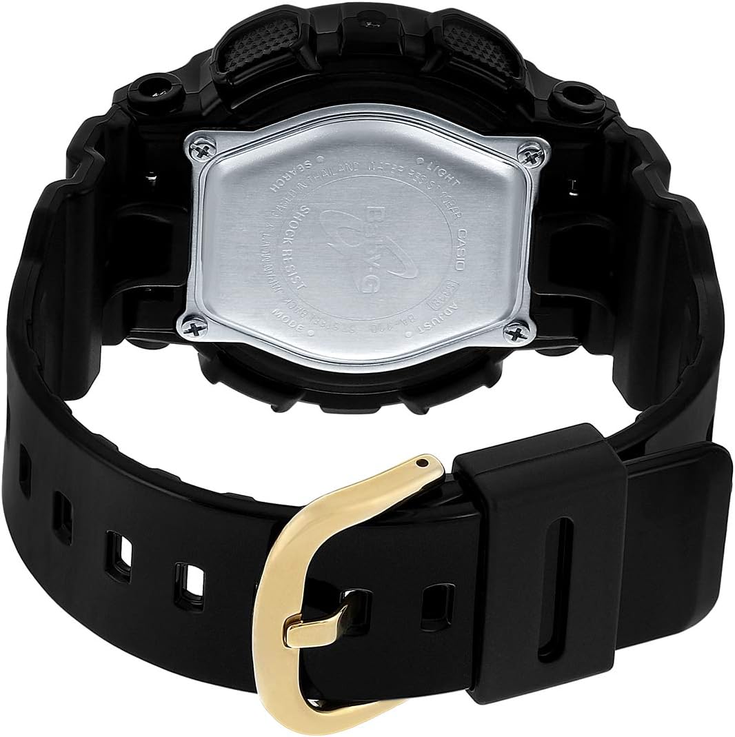 Casio Baby-G Women's Ana-Digi Dial Resin Band Watch - 46.3 mm - Black - BA-110-1ADR (BX015)