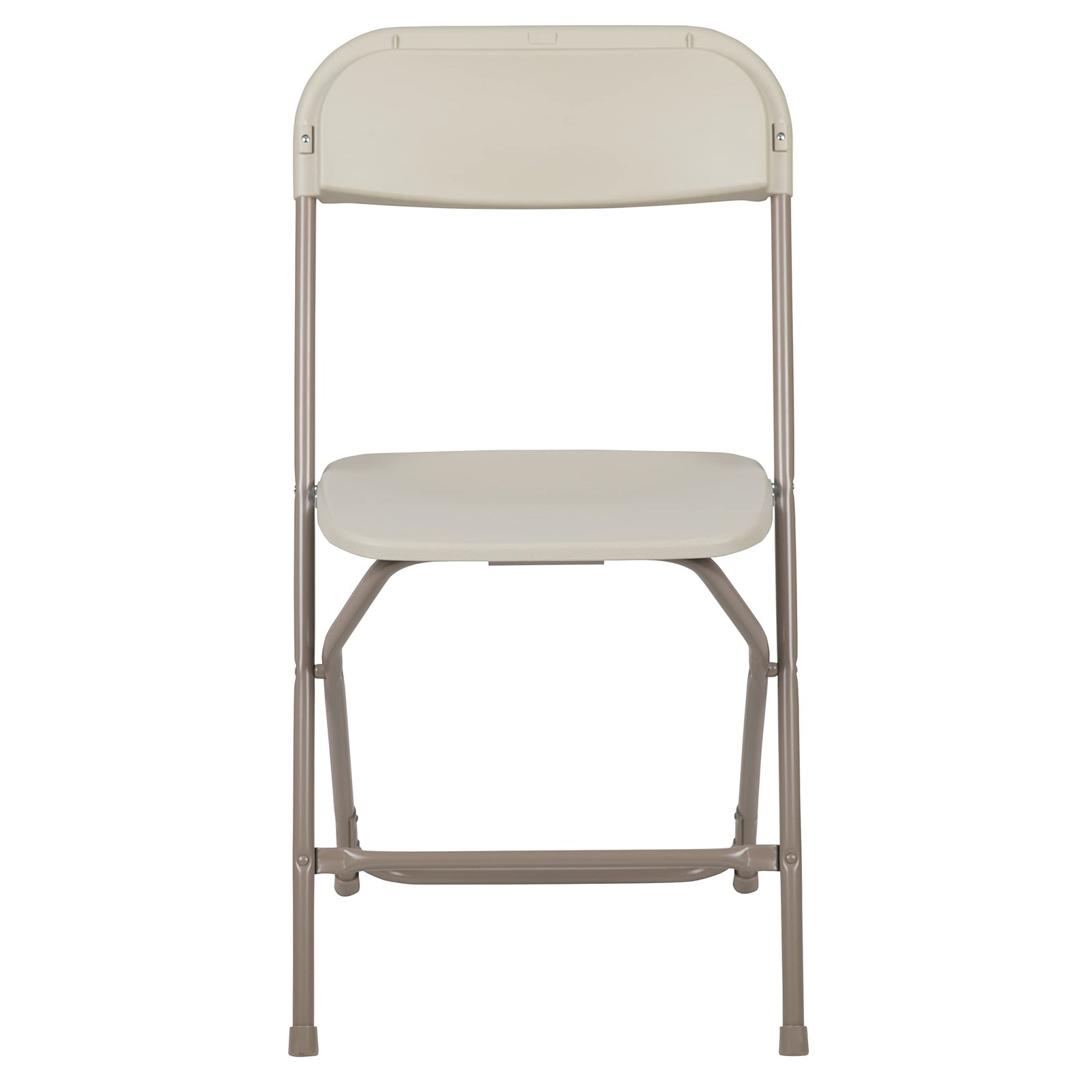 Flash Furniture Hercules™ Series Plastic Folding Chair - Beige - 6 Pack 650LB Weight Capacity Comfortable Event Chair-Lightweight Folding Chair