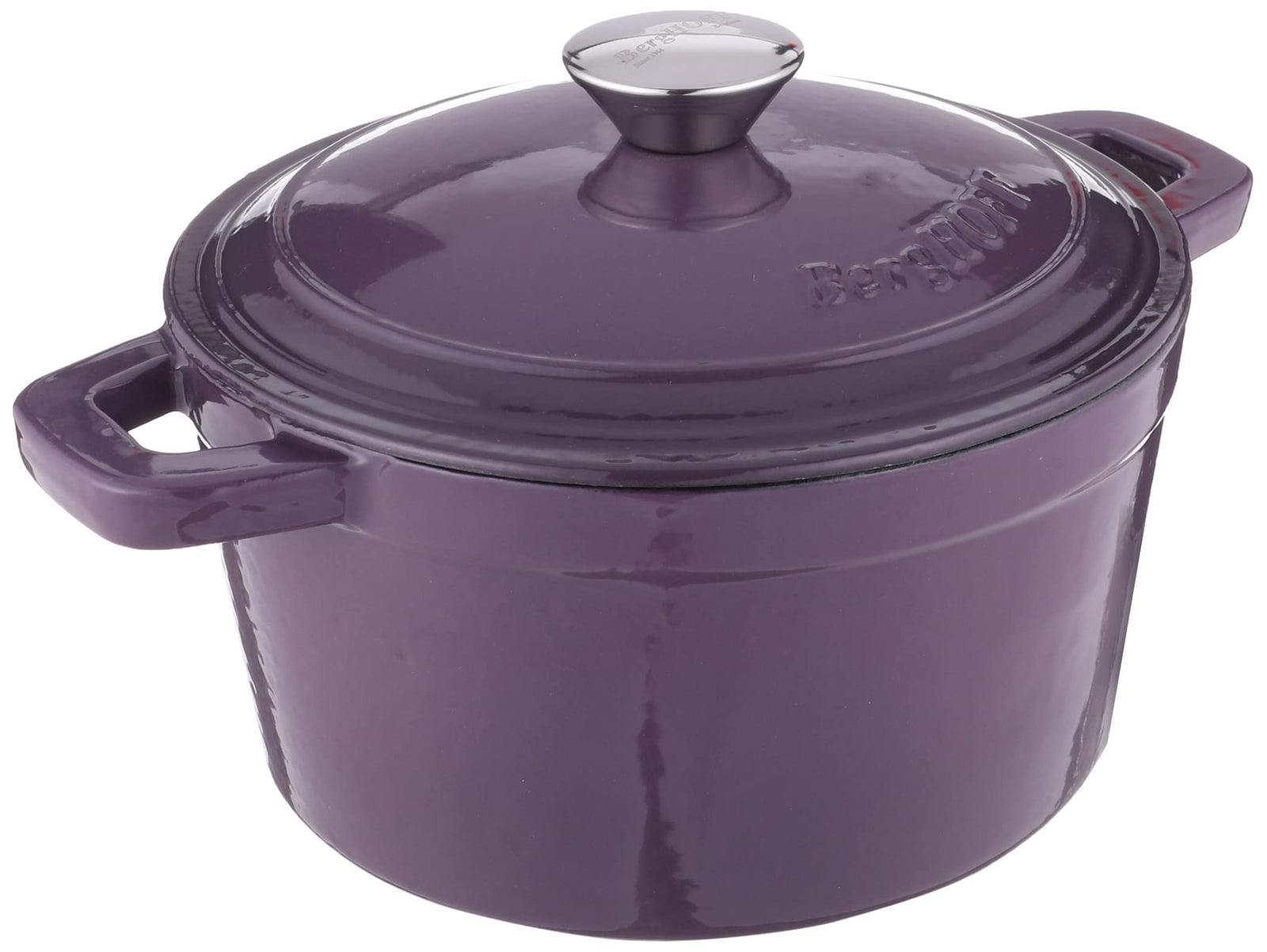 Berghoff - 21cm cast iron round cov dutch oven purple