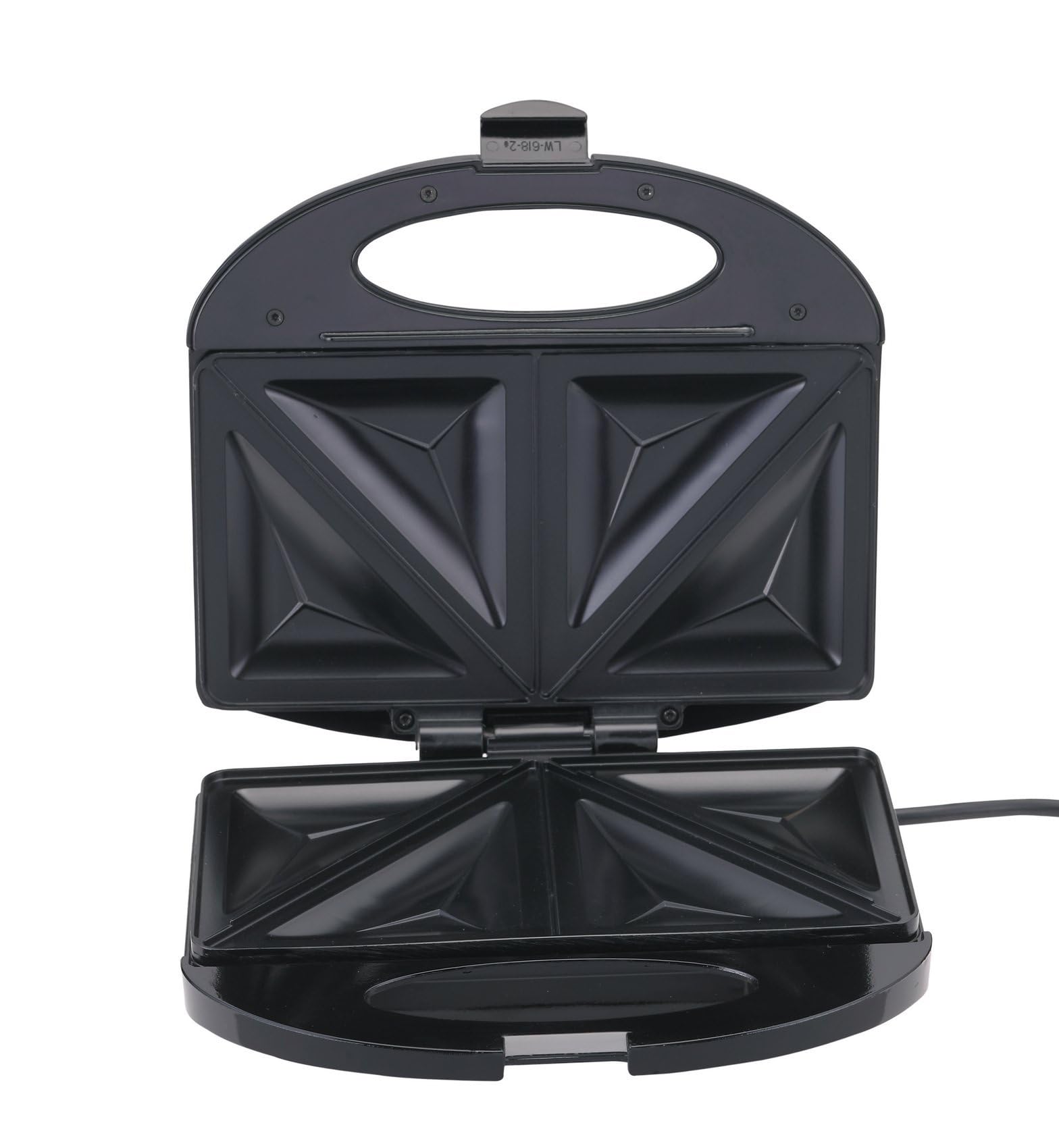 BLACK+DECKER 600W 2 Slice Non-Stick Sandwich Maker Black TS1000-B5