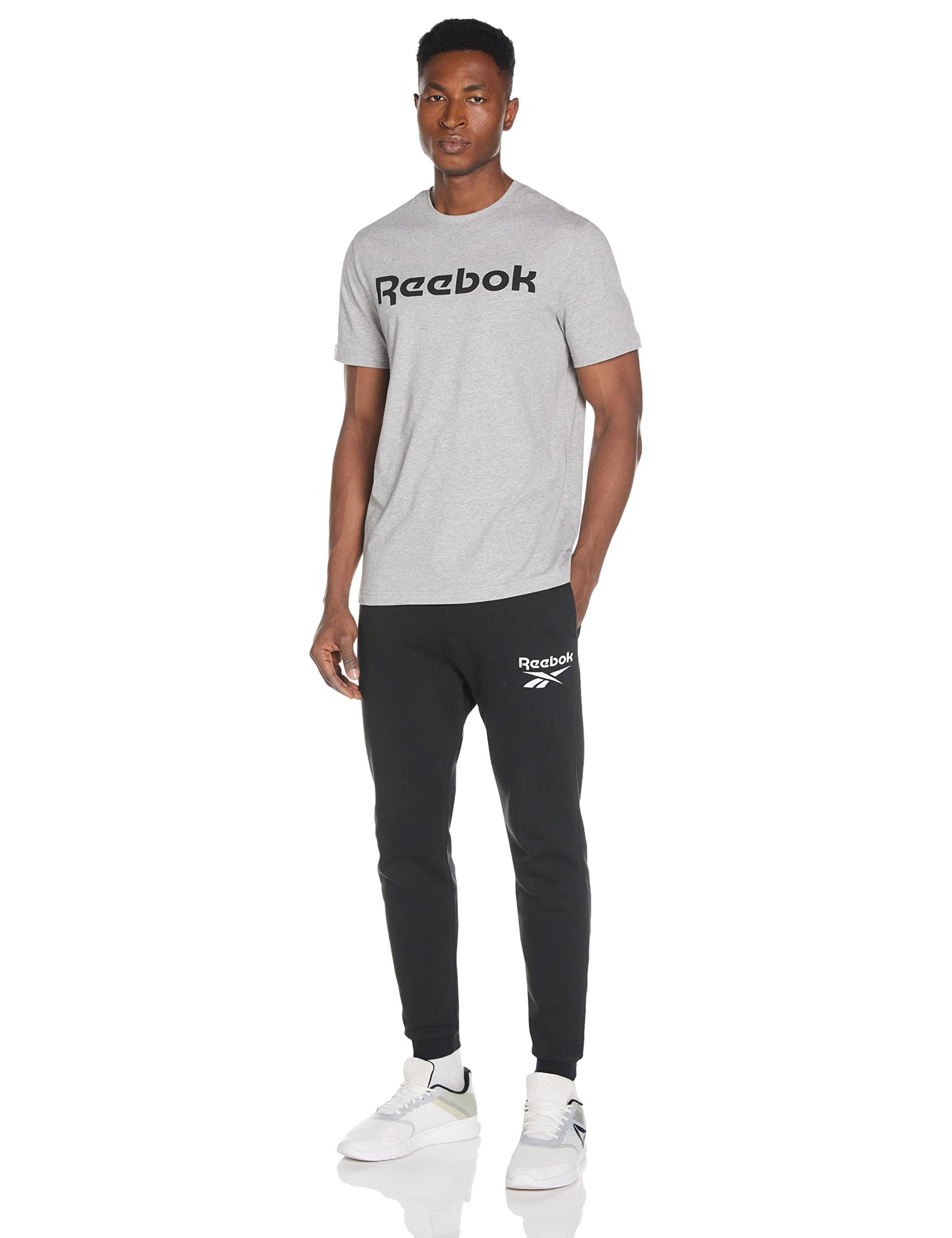 Reebok mens GS Reebok Linear Read Tee T-SHIRTS