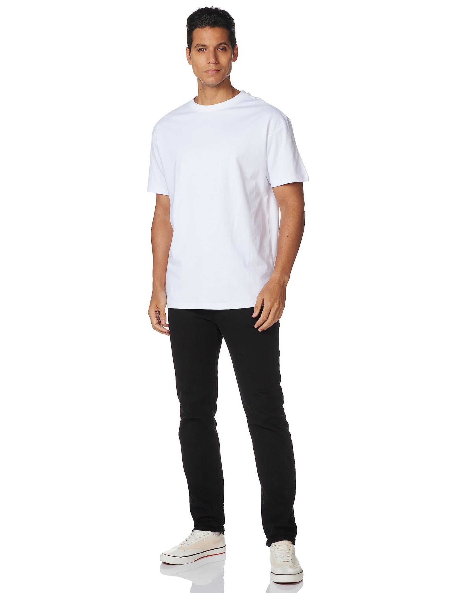 Urban Classics Men's Heavy Oversized Tee Wide Cut, Long Tee, Short Sleeves Shirt with Crew Neck, 100% Jersey Cotton (pack of 1)