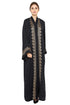 Nukhbaa Womens Abaya Made With Fine Fabric, Comes With Matching Hijab AJ377A