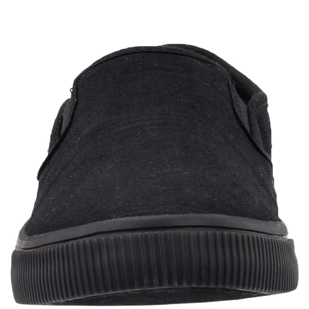 TOMS Canvas Men's Baja Slip On Shoes - Black - 10015000