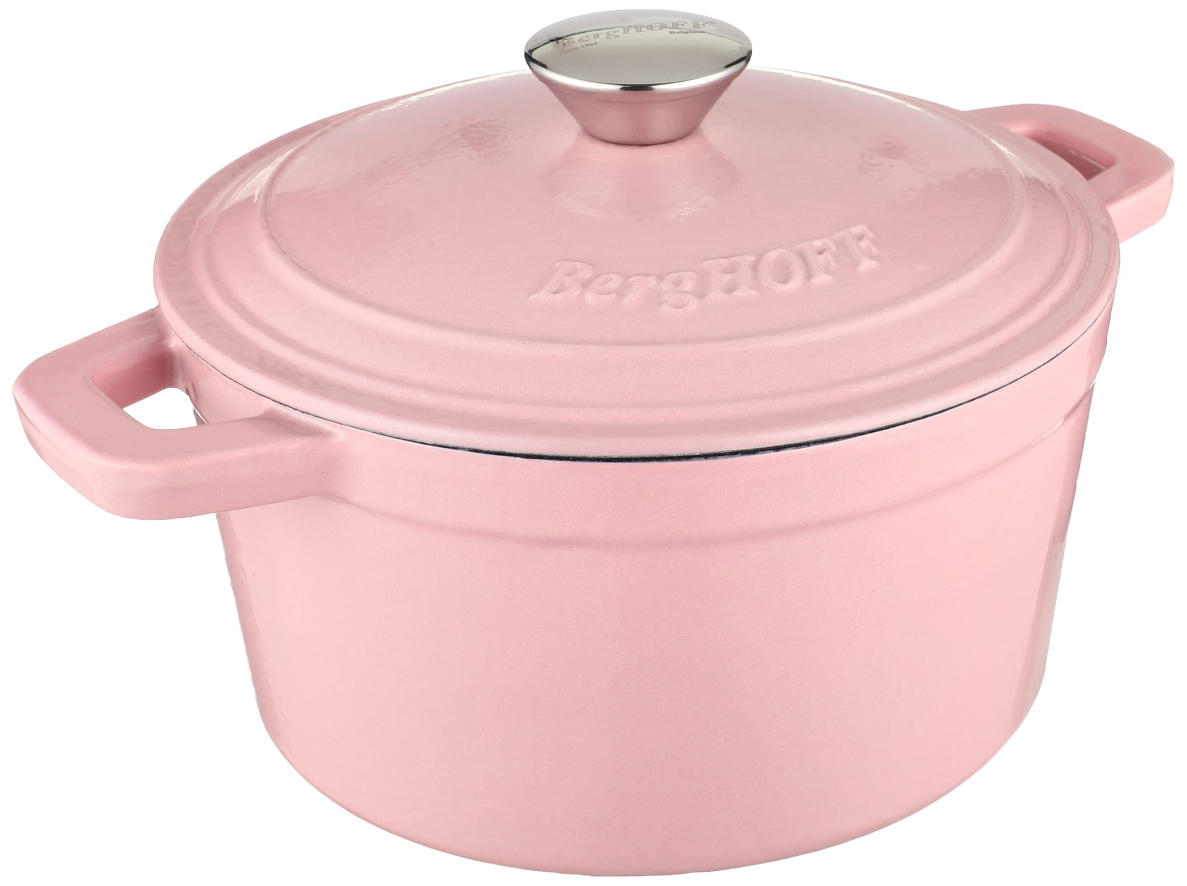 BergHOFF - Ø28.5cm Cast Iron Round Cov Dutch Oven Pink