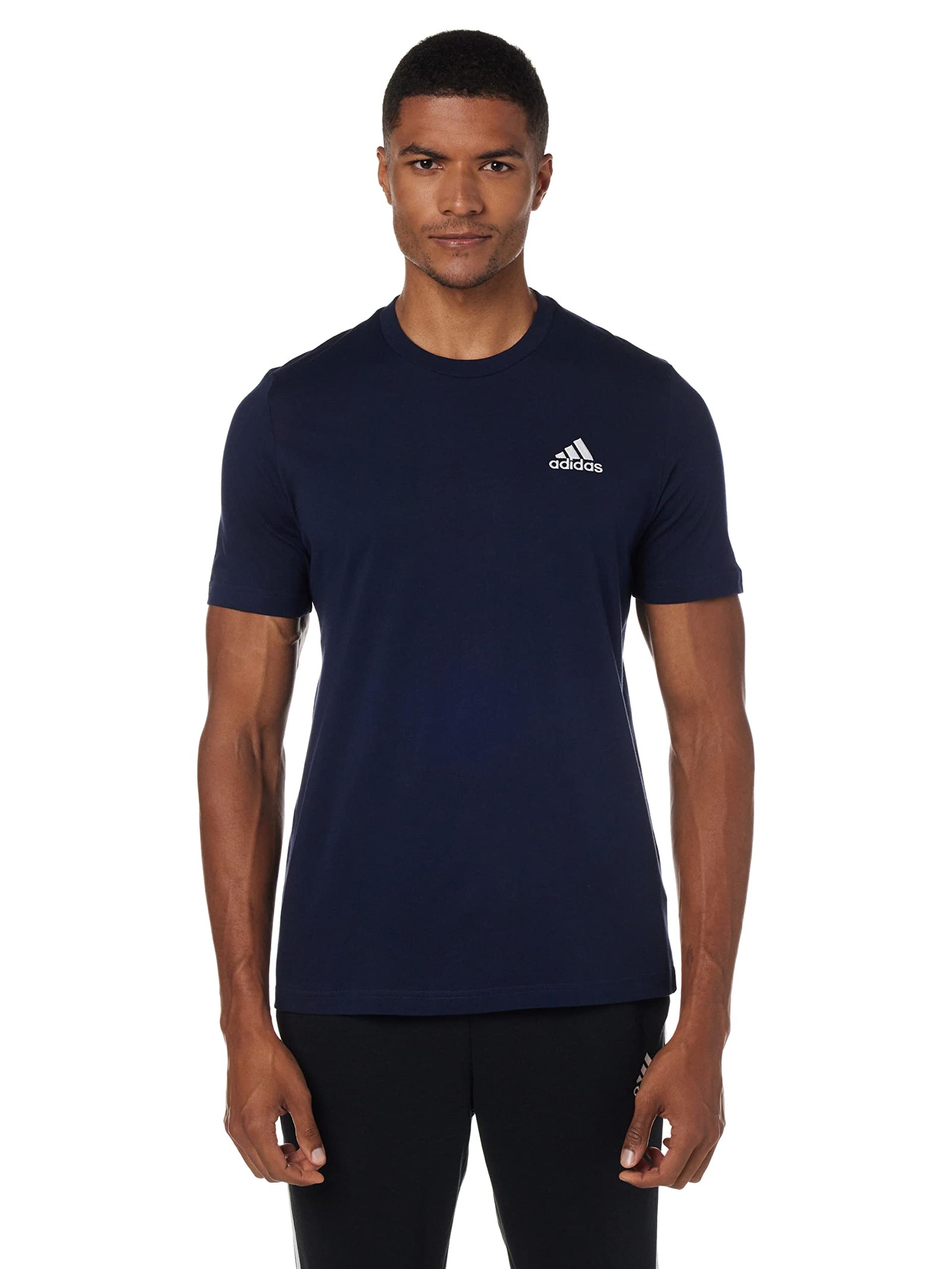 adidas Mens Essentials Embroidered Small Logo T-Shirt T-Shirt (pack of 1)