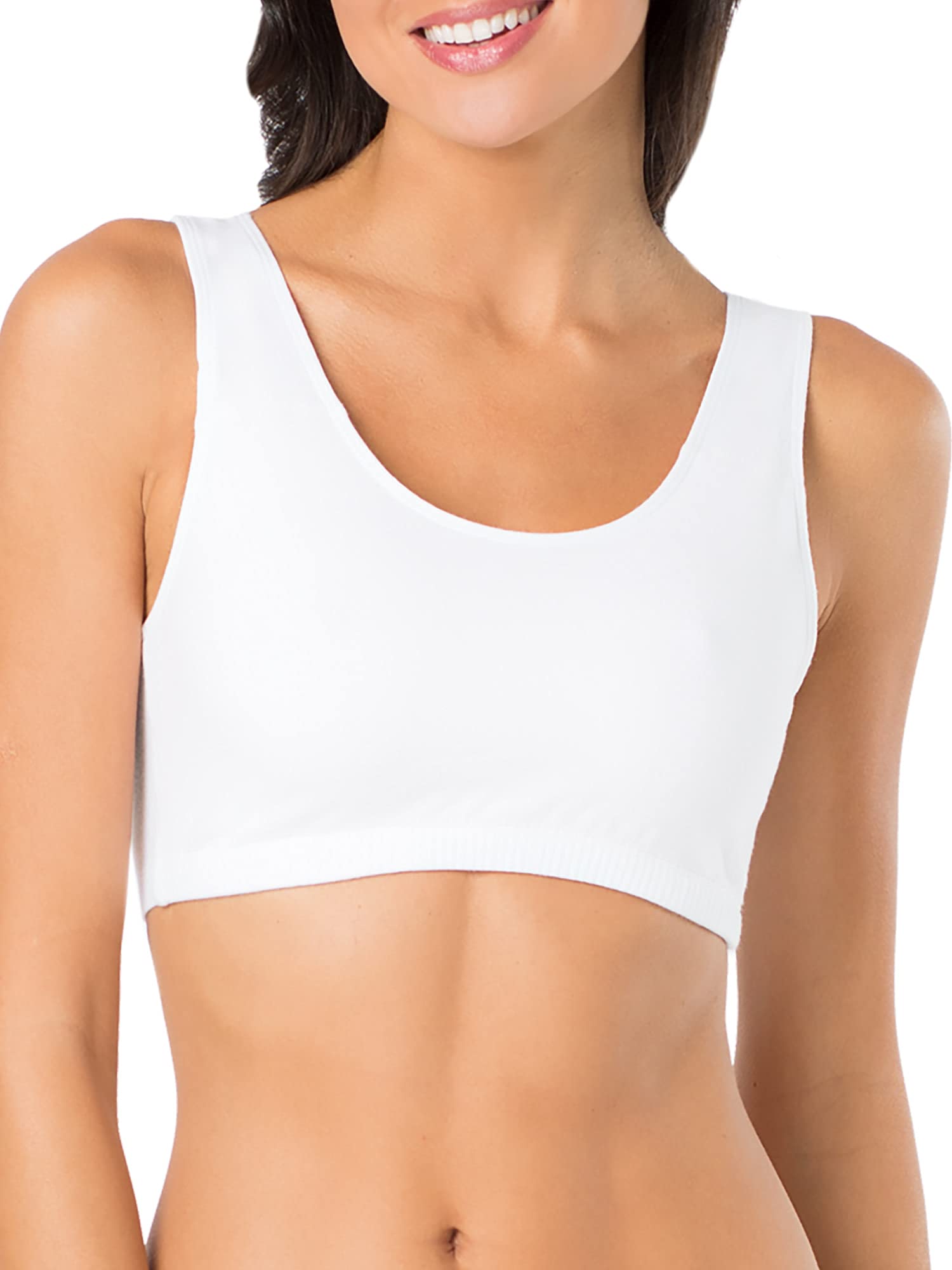 Fruit of the Loom Women's Built Up Tank Style Sports Bra