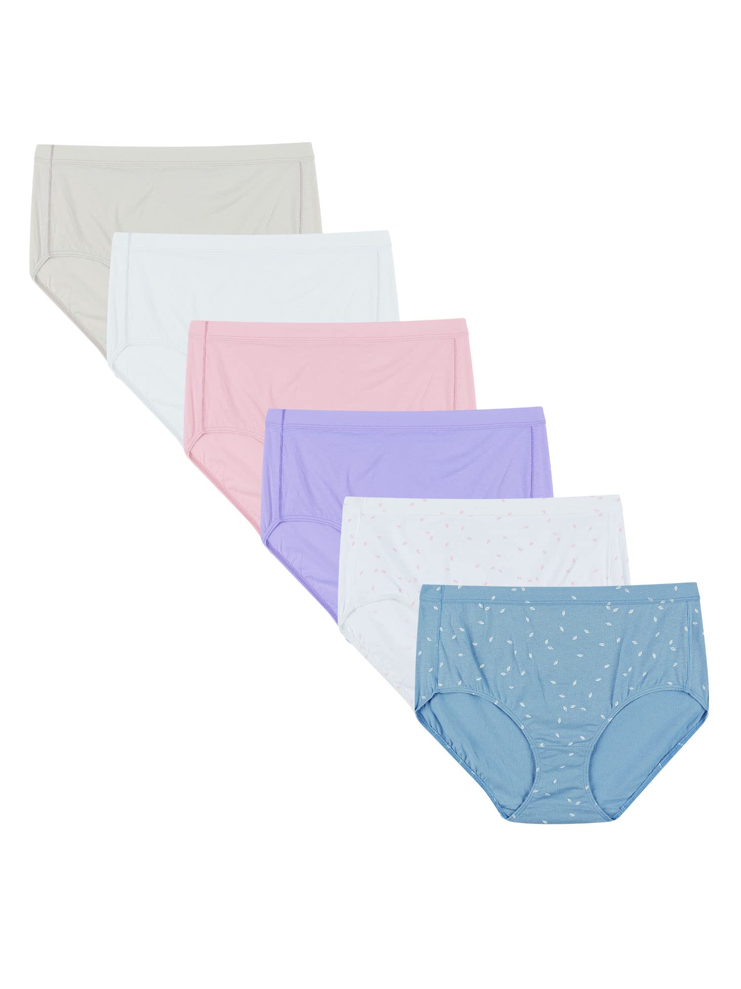 Hanes Women's Pure Comfort Briefs 6-Pack