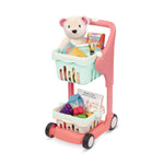 B. BX2054C1Z Musical Shopping Cart & Plush Bear, Multi-Color