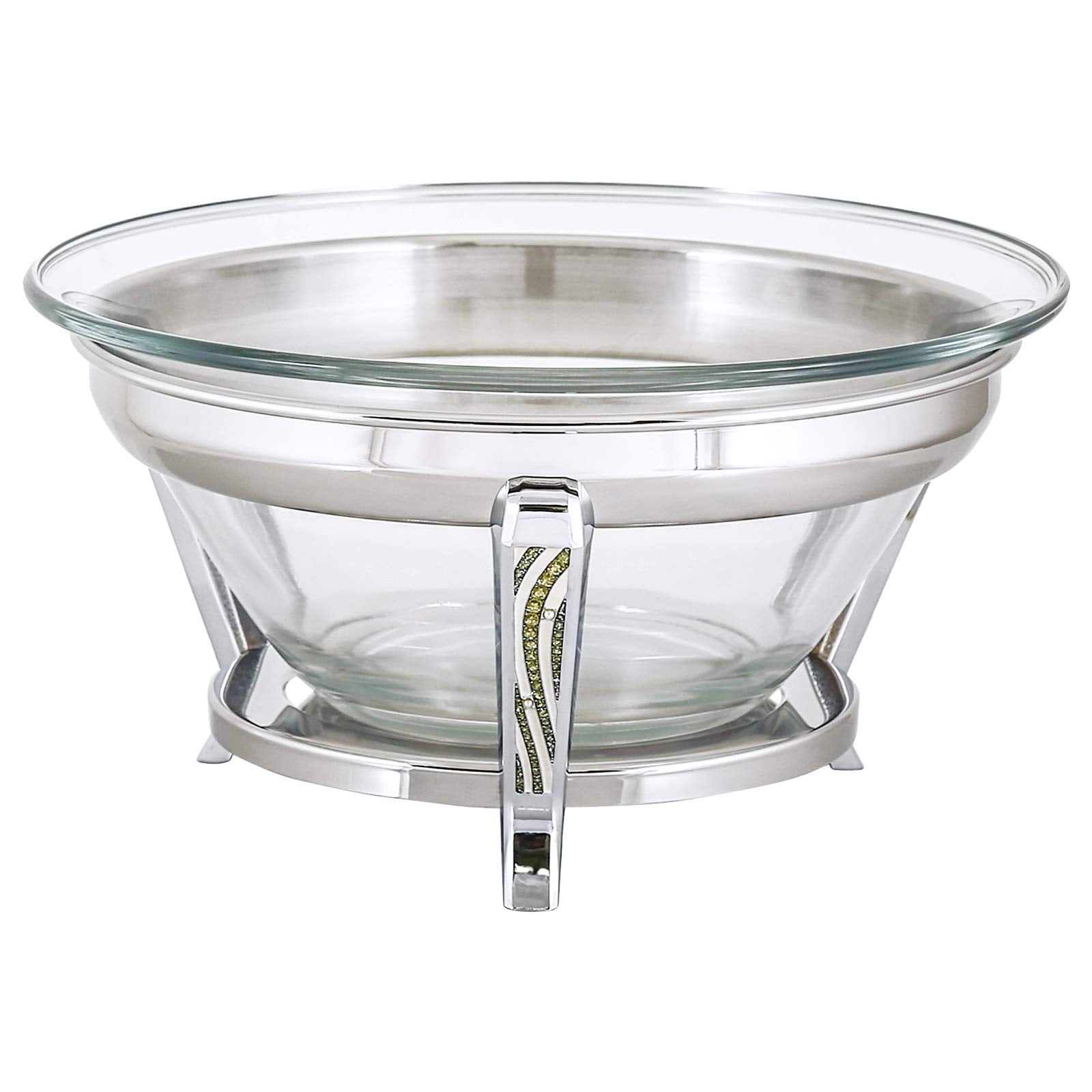 Regent Stainless Steel Orient Salad Bowl - Silver