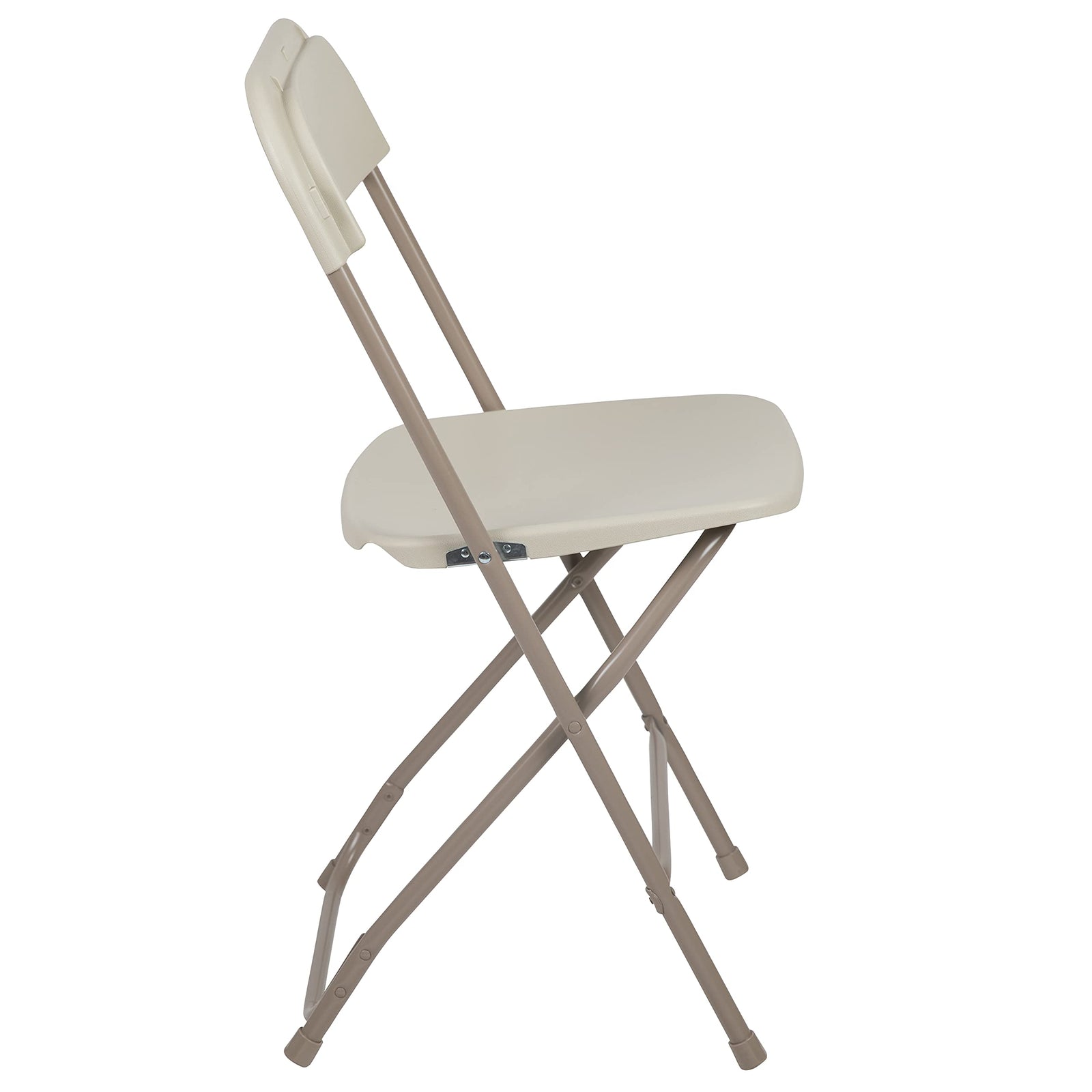 Flash Furniture Hercules™ Series Plastic Folding Chair - Beige - 6 Pack 650LB Weight Capacity Comfortable Event Chair-Lightweight Folding Chair