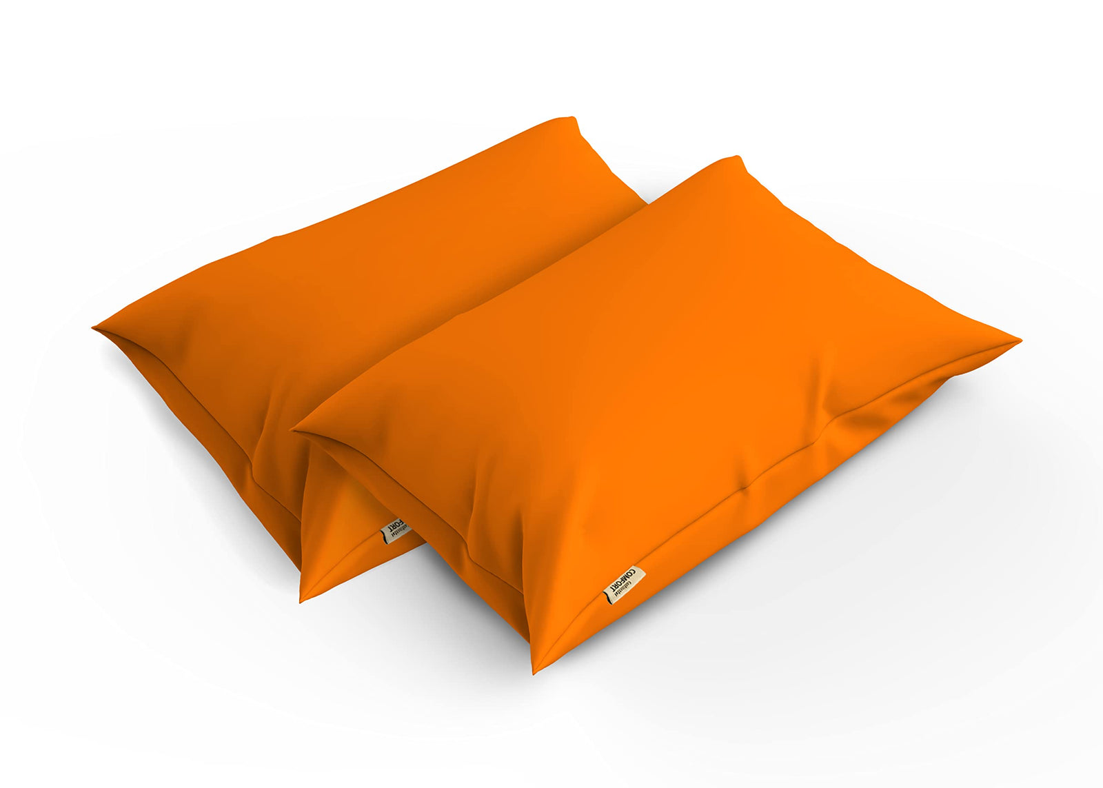 continental comfort Pillowcase 150 TC cotton Orange pack of two50X75