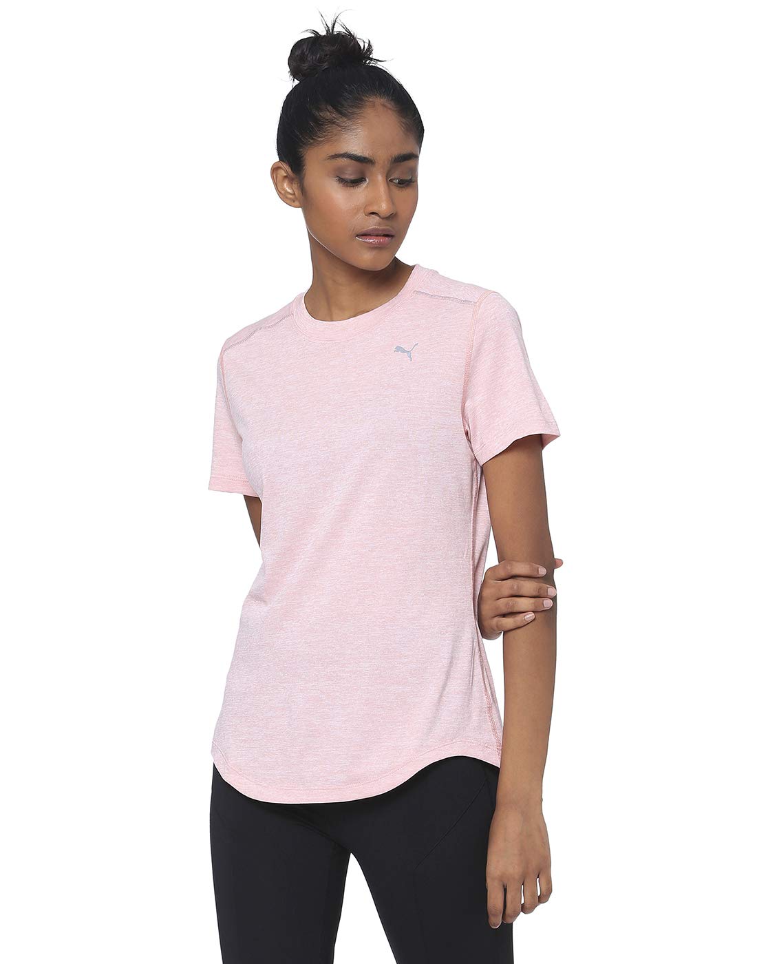 PUMA Women's Ignite Heather SS Tee